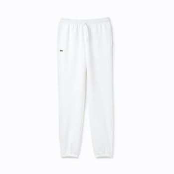 Lacoste SPORT Tennis trackpants in fleece - Trekingové Kalhoty Pánské Bílé | CZ-caq5Xm